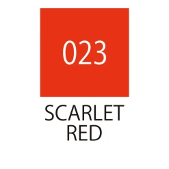 Kuretake Pisak pędzelkowy Zig Fudebiyori - - Scarlet Red