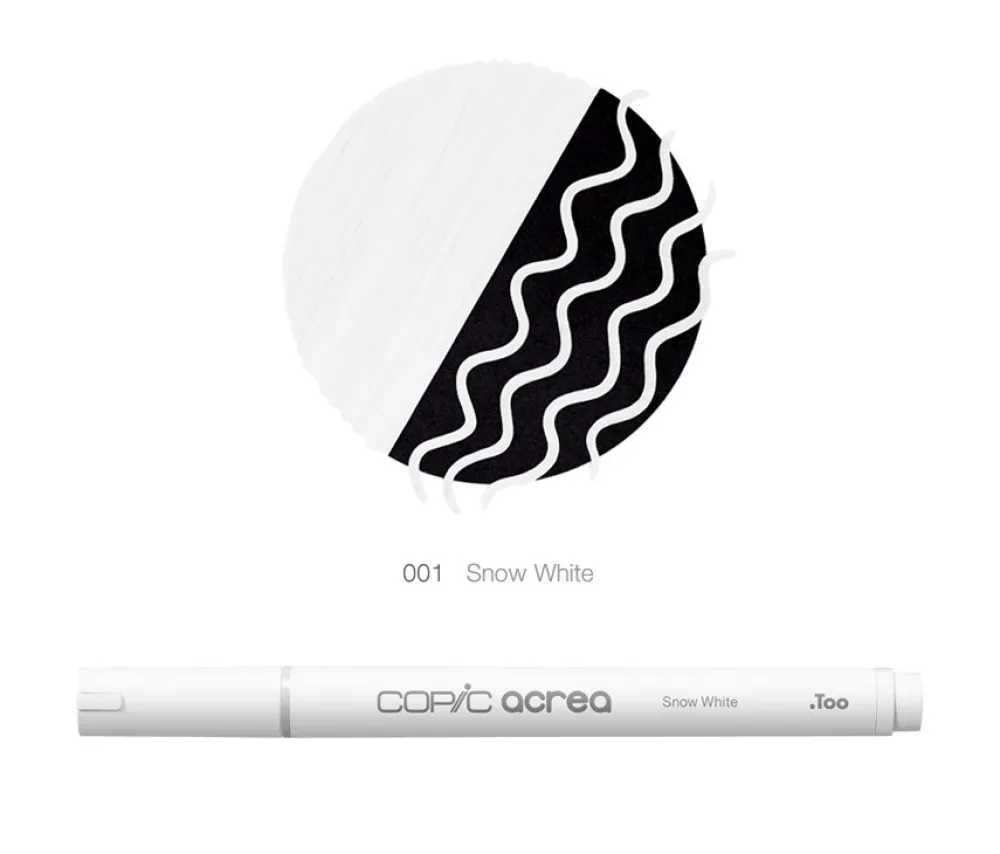 Copic Pisak pigmentowy Acrea - 002 Rich Black > Markery, Brushpeny I Pisaki