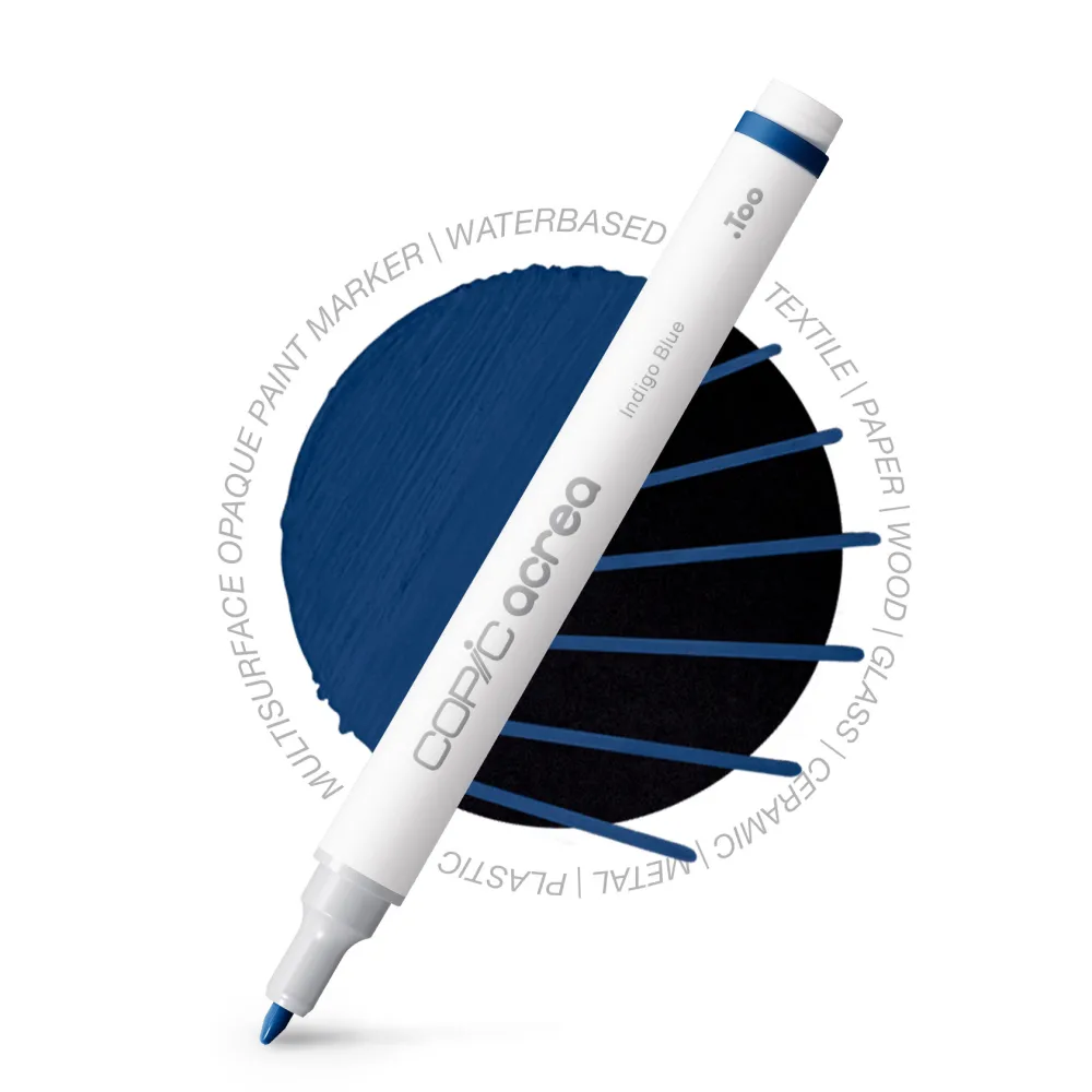 Copic Pisak pigmentowy Acrea - 024 Indigo Blue