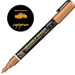 Kuretake Pisak ZIG Cartoonist Mangaka Opaque Liner - - miedziany, 0,7 mm > Markery, Brushpeny I Pisaki