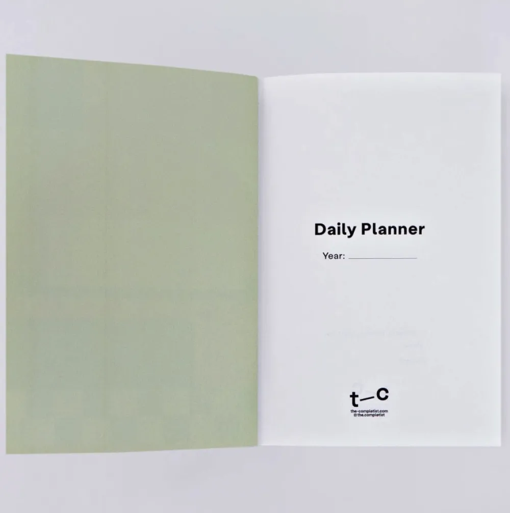 The Completist. Planer dzienny Ginger No.1 A5 - - 90 g/m2