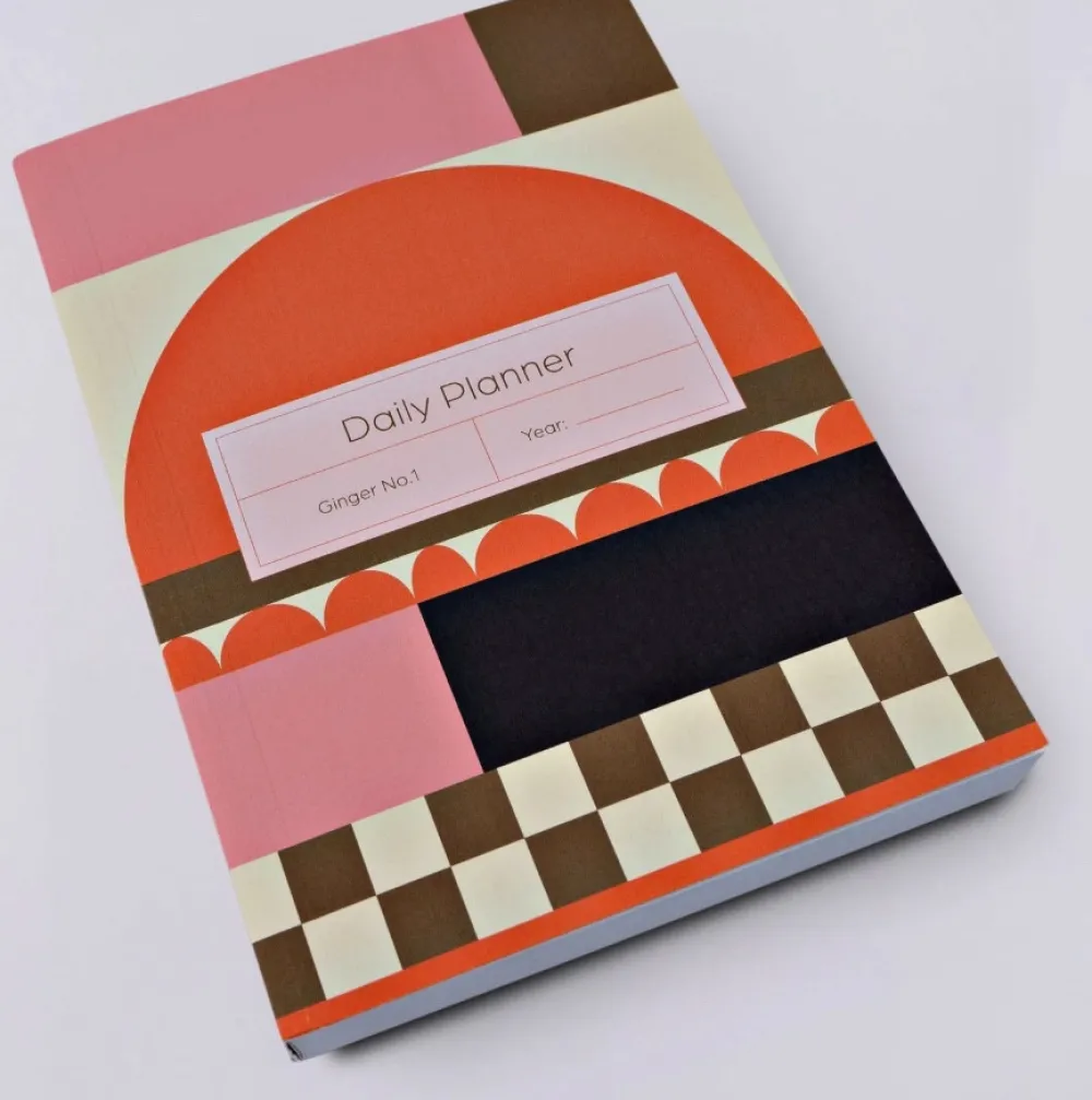 The Completist. Planer dzienny Ginger No.1 A5 - - 90 g/m2