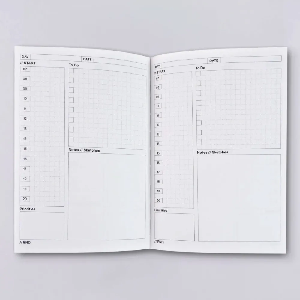 The Completist. Planer dzienny Hildy No.1 A5 - - 90 g/m2 > Planery Niedatowane