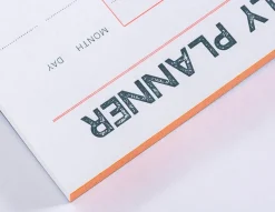 Gmund Planer dzienny Letterpress - - Neon Orange 50 ark.