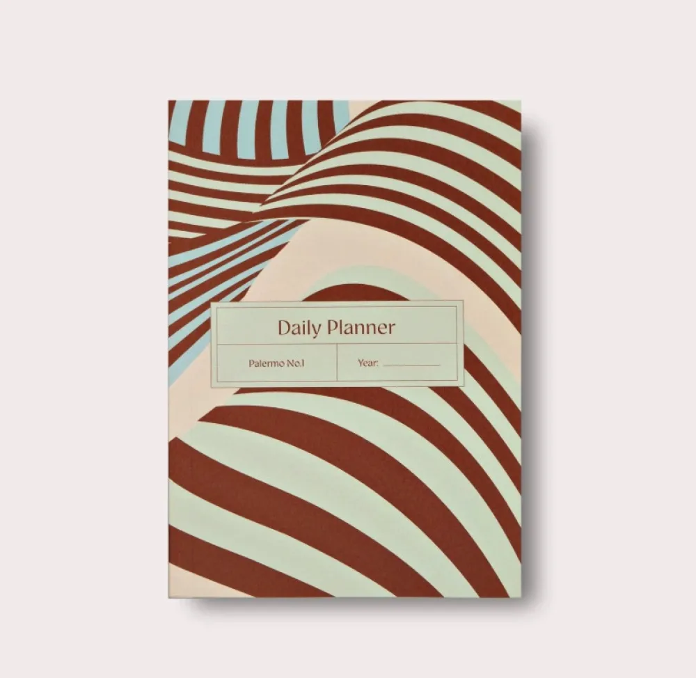 The Completist. Planer dzienny niedatowany Palermo No.1 A5 - > Planery Niedatowane