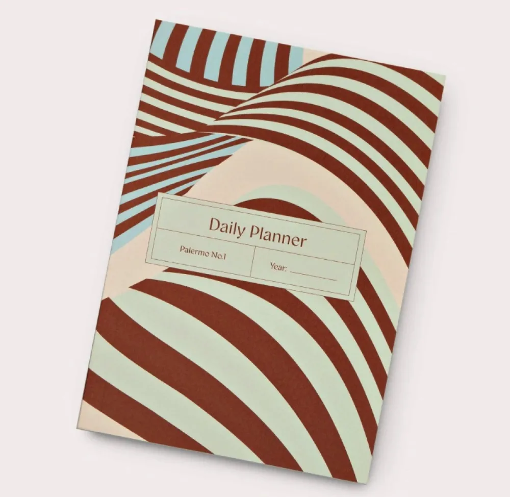 The Completist. Planer dzienny niedatowany Palermo No.1 A5 - > Planery Niedatowane