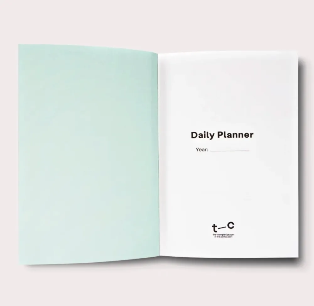 The Completist. Planer dzienny niedatowany Palermo No.1 A5 - > Planery Niedatowane