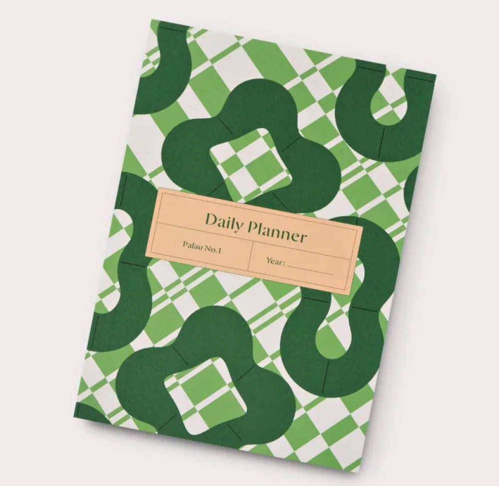 The Completist. Planer dzienny niedatowany Palau No.1 A5 - > Planery Niedatowane