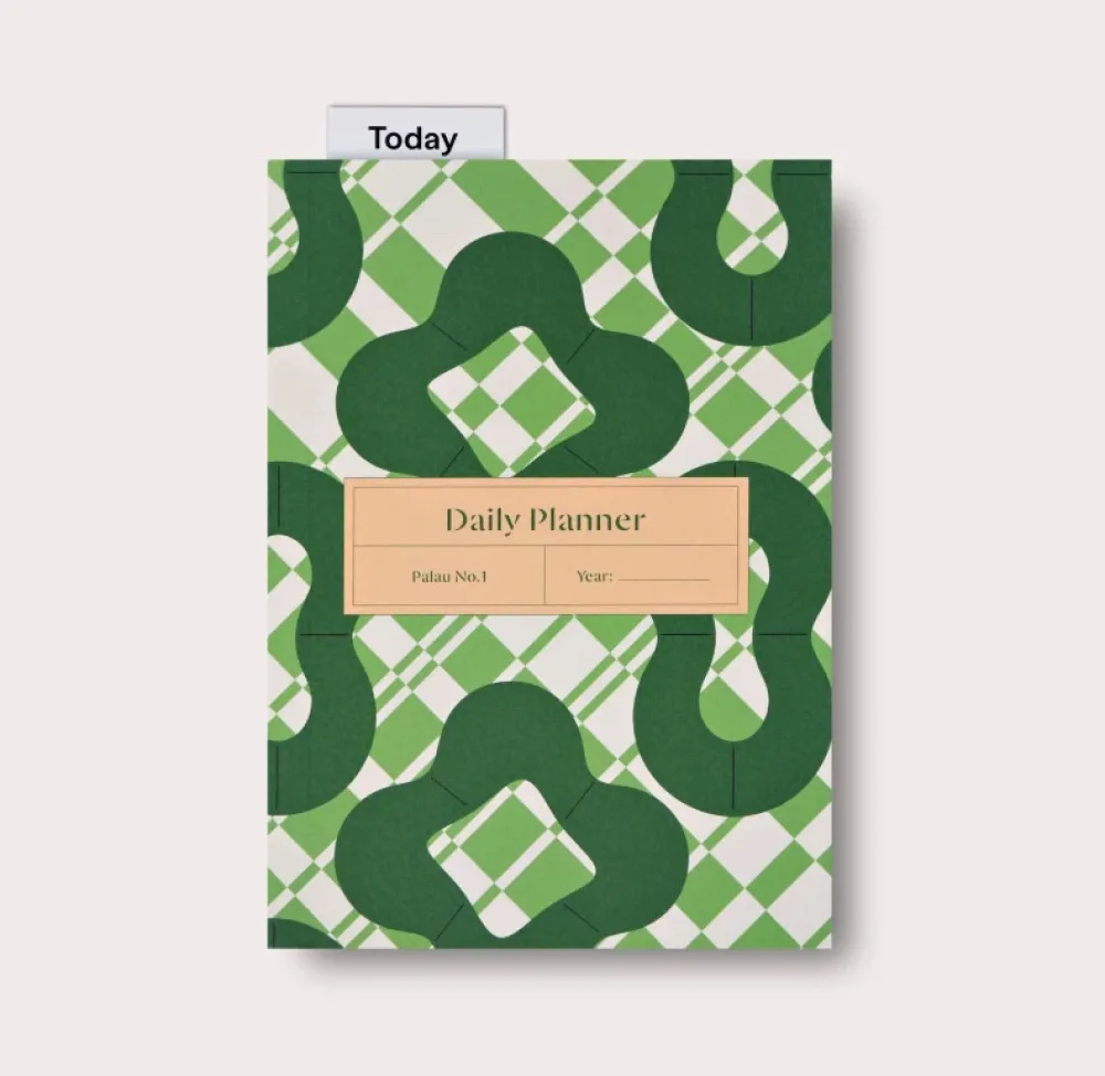 The Completist. Planer dzienny niedatowany Palau No.1 A5 - > Planery Niedatowane