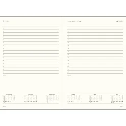 Leuchtturm1917 Planer dzienny w linie 2027 - - Black A6 > Kalendarze Książkowe