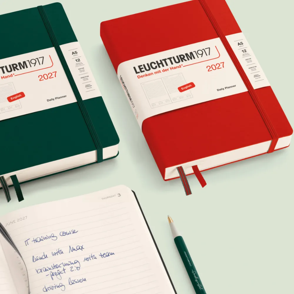 Leuchtturm1917 Planer dzienny w linie 2027 - - Indigo A5