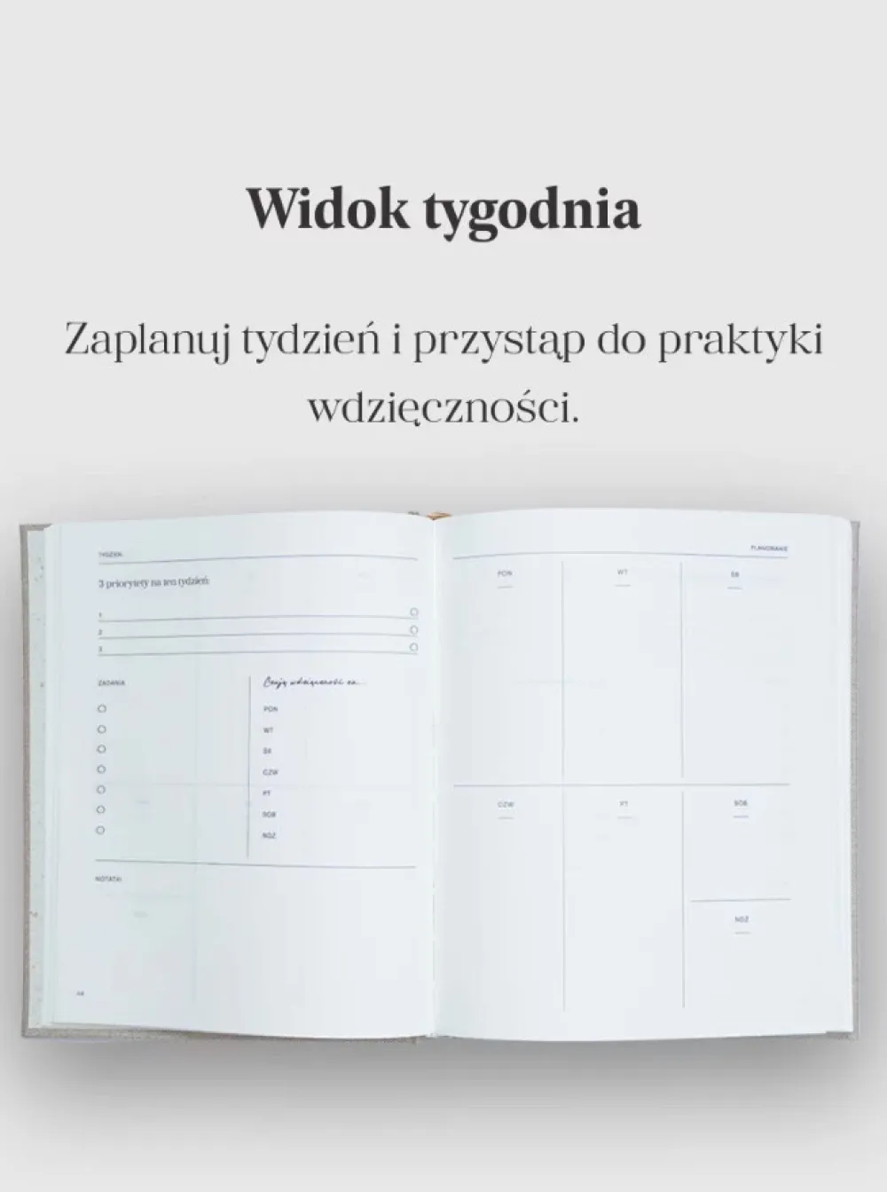 Jasnie Plan Planer Jaśnie Plan niedatowany - lniany > Planery Niedatowane