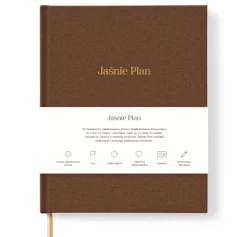 Jasnie Plan Planer Jaśnie Plan niedatowany - brązowy > Planery Niedatowane