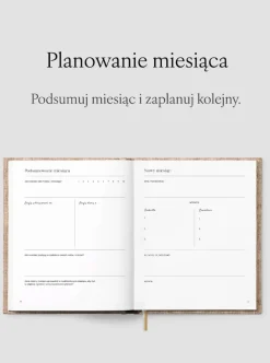 Jasnie Plan Planer Jaśnie Plan niedatowany - brązowy ><noscript><img width=
