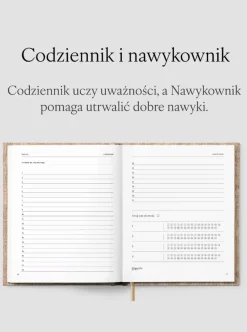Jasnie Plan Planer Jaśnie Plan niedatowany - grafitowy > Planery Niedatowane