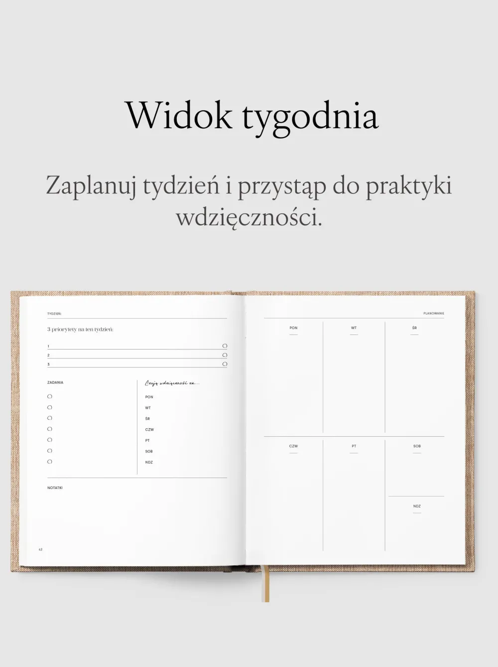 Jasnie Plan Planer niedatowany - Jaśnie Plan - Baby Pink