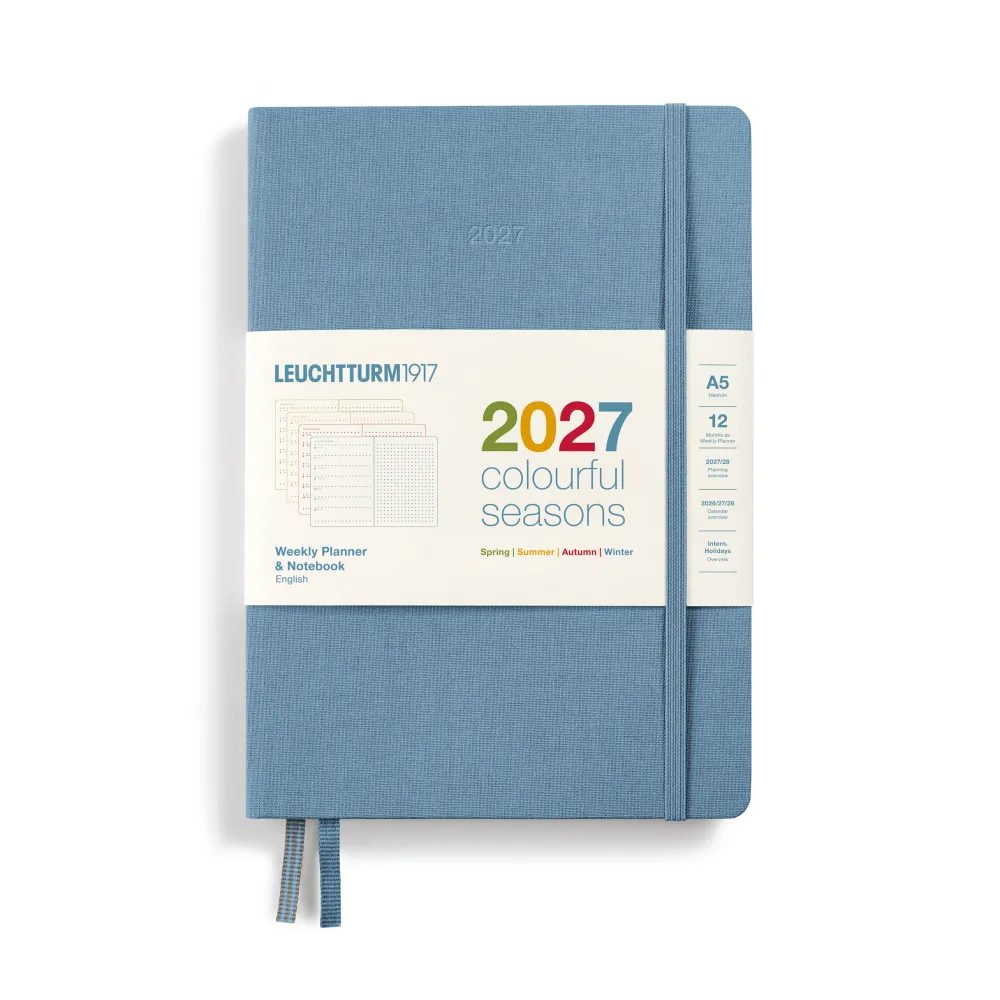 Leuchtturm1917 Planer tygodniowy Colourful Seasons 2027 - - Winter > Kalendarze Książkowe