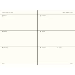 Leuchtturm1917 Planer tygodniowy 2027 – – Black A5 > Kalendarze Książkowe