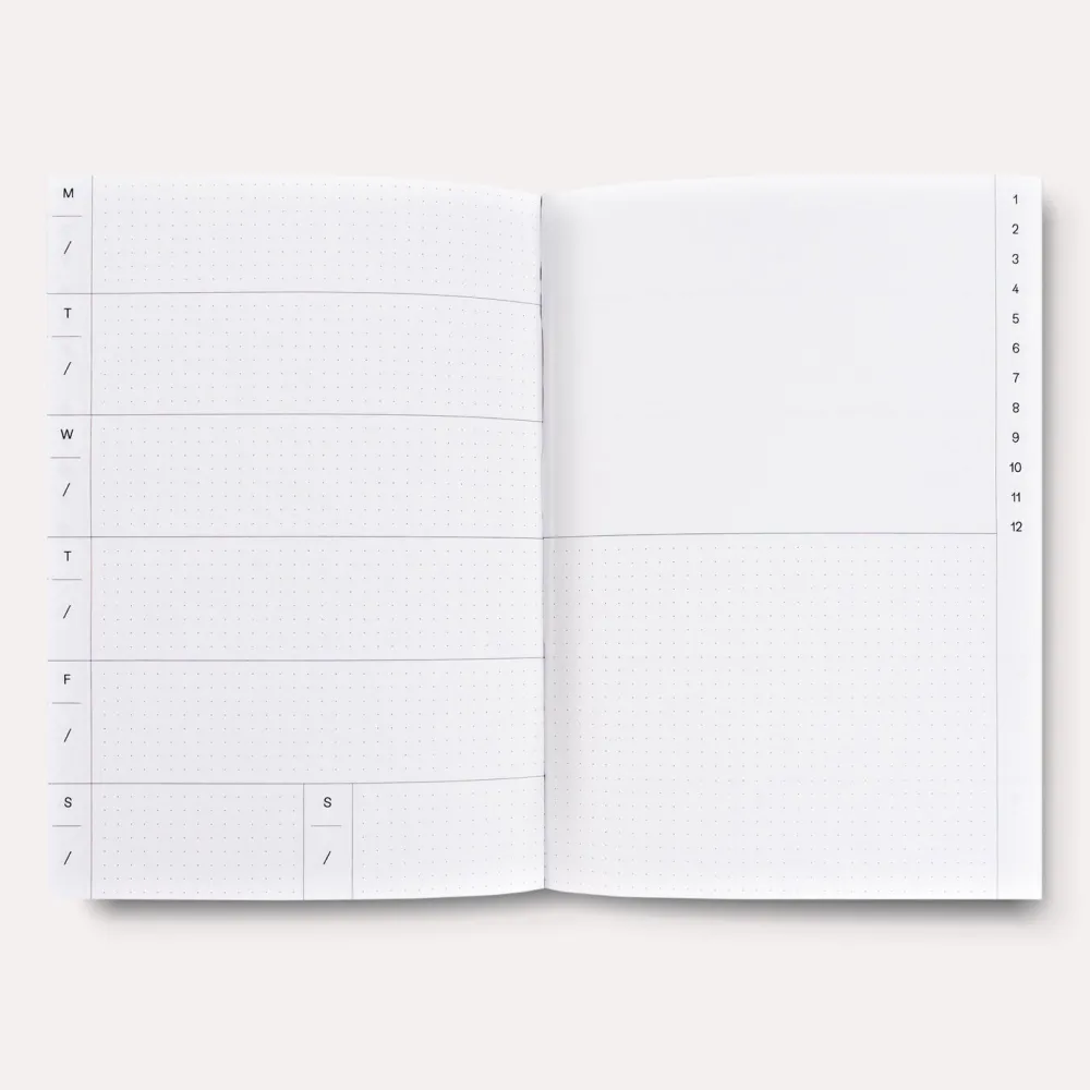 The Completist. Planer tygodniowy niedatowany Celine No.1 A5 - > Planery Niedatowane