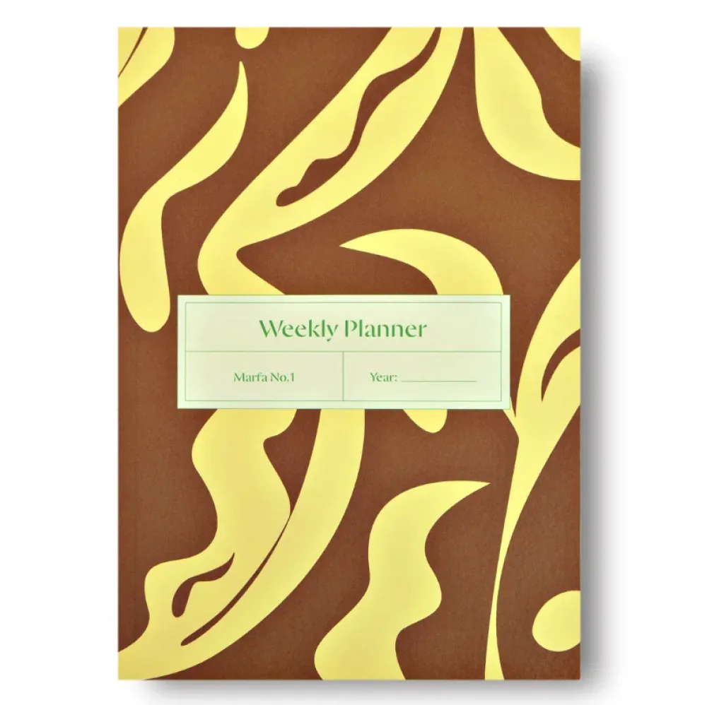 The Completist. Planer tygodniowy niedatowany Marfa No.1 A5 - > Planery Niedatowane