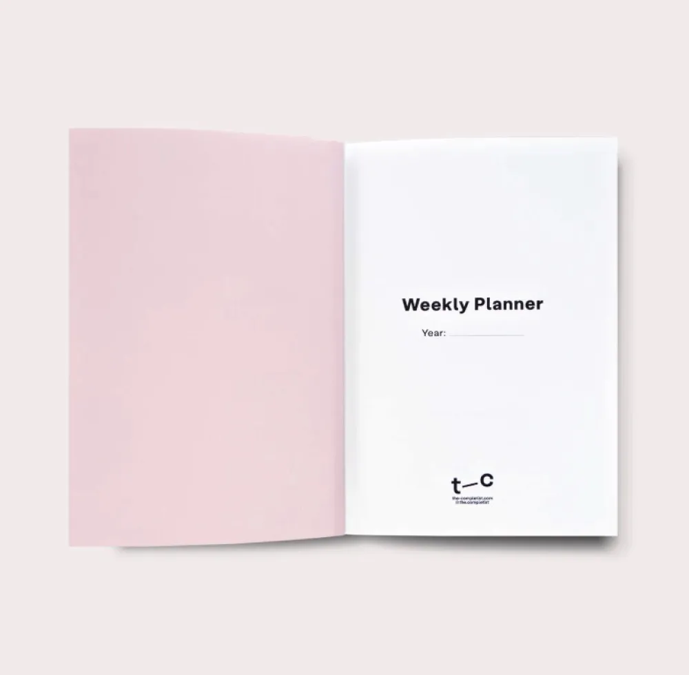 The Completist. Planer tygodniowy niedatowany Hazy No.1 A6 - > Planery Niedatowane