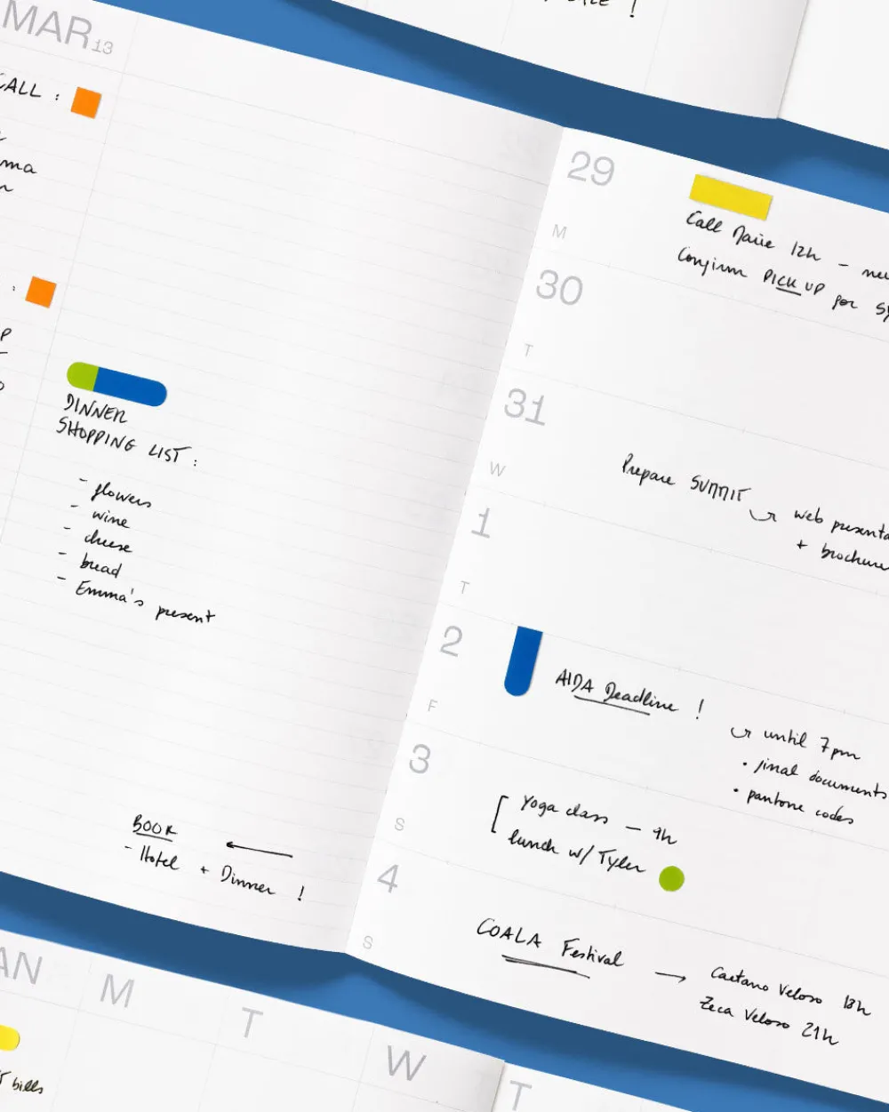 Mishmash Planer tygodniowy Notes 2026/2027 - - Lime > Kalendarze Książkowe