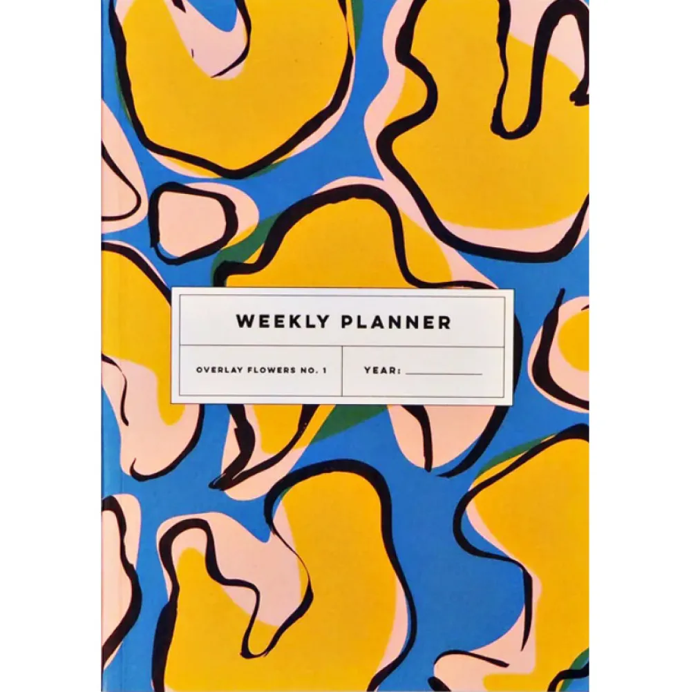 The Completist. Planer tygodniowy Overlay Flowers no. 1, A5 - - 90 g/m2