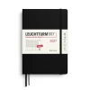 Leuchtturm1917 Planer tygodniowy pionowy 2027 – – Black A5