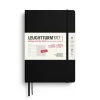Leuchtturm1917 Planer tygodniowy z notatnikiem w linie 2026/2027 A5 - - Black