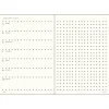 Leuchtturm1917 Planer tygodniowy z notatnikiem w kropki 2027 – – Sage A5