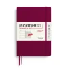 Leuchtturm1917 Planer tygodniowy z notatnikiem w linie 2027 - - Port Red A5