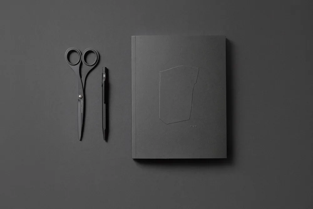 Papierniczeni Planner Monolit - - czarny