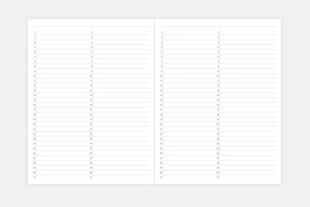 Papierniczeni Planner Monolit - - czarny