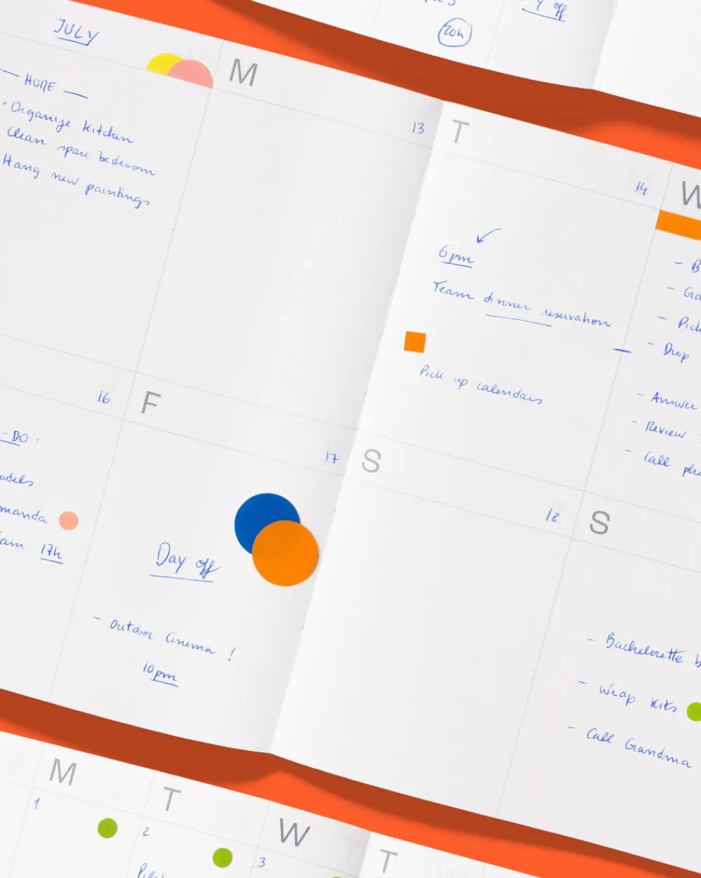Mishmash Planner niedatowany Frames A5 - - Sand > Planery Niedatowane
