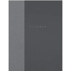 Papierniczeni Planner niedatowany Klasyk - - Anthracite, twarda okładka