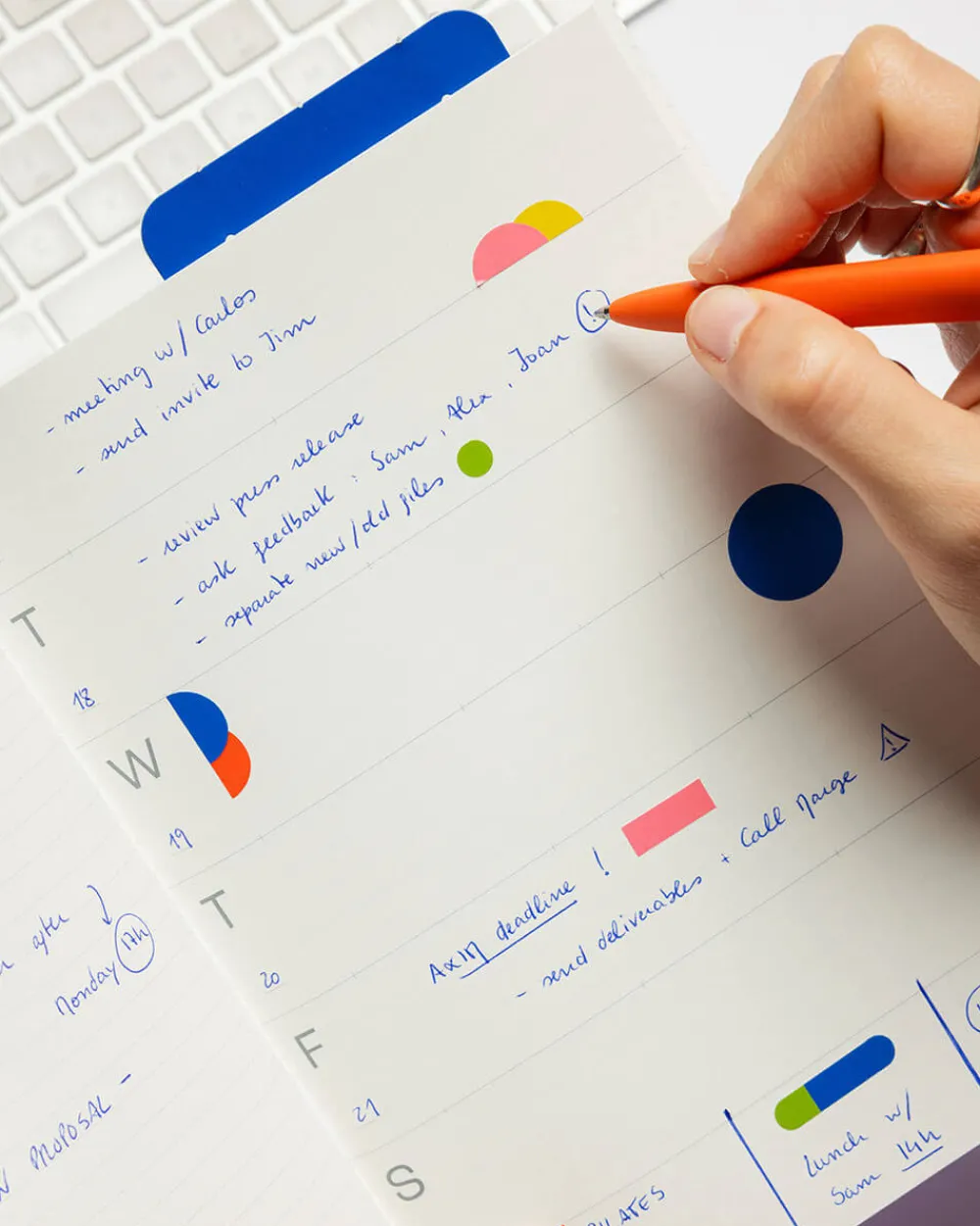 Mishmash Planner niedatowany Notes A5 - - Sand > Planery Niedatowane