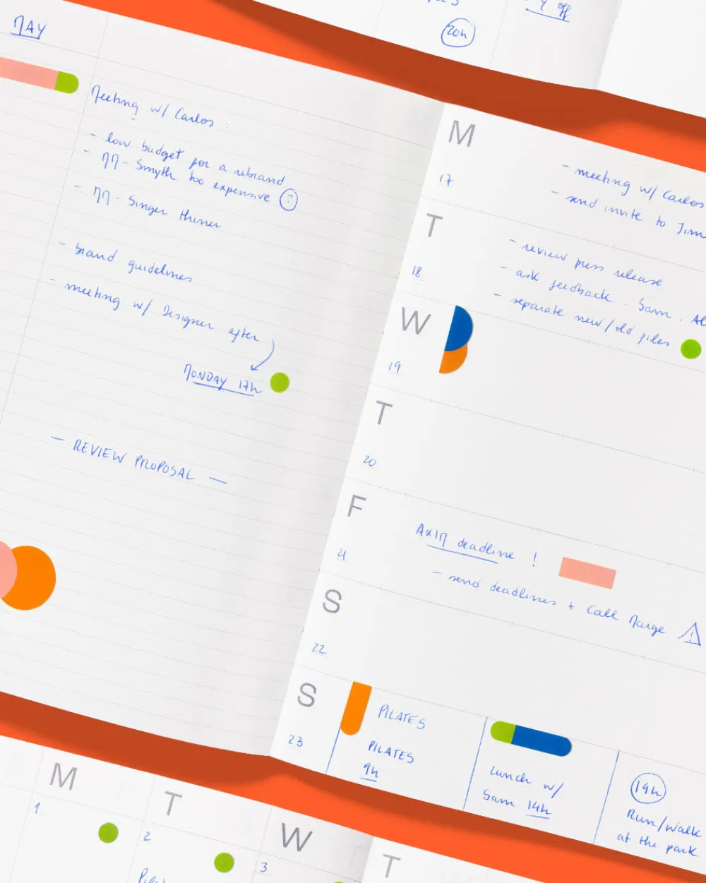 Mishmash Planner niedatowany Notes A5 - - Sand > Planery Niedatowane