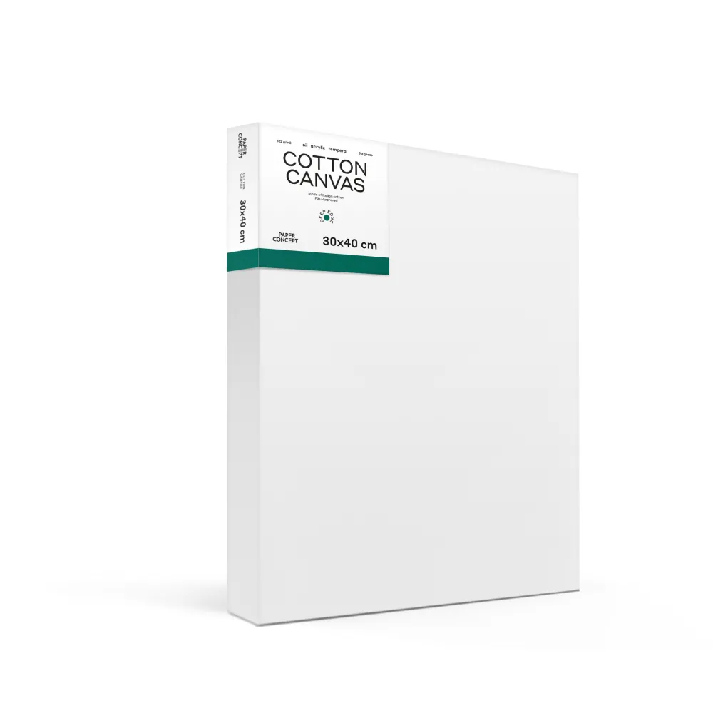 PaperConcept Podobrazie malarskie bawełniane Deep Edge 3D - - 30 x 40 cm