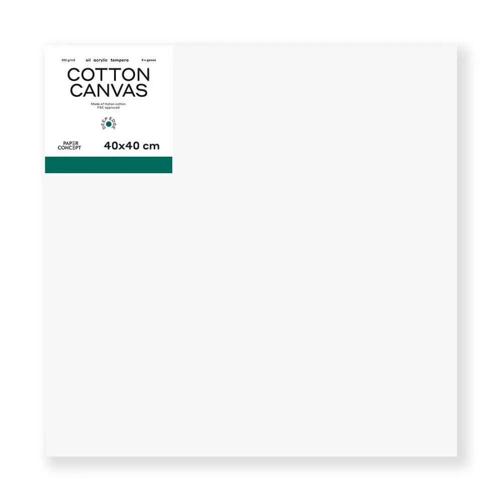PaperConcept Podobrazie malarskie bawełniane Deep Edge 3D - - 40 x 50 cm > Podobrazia