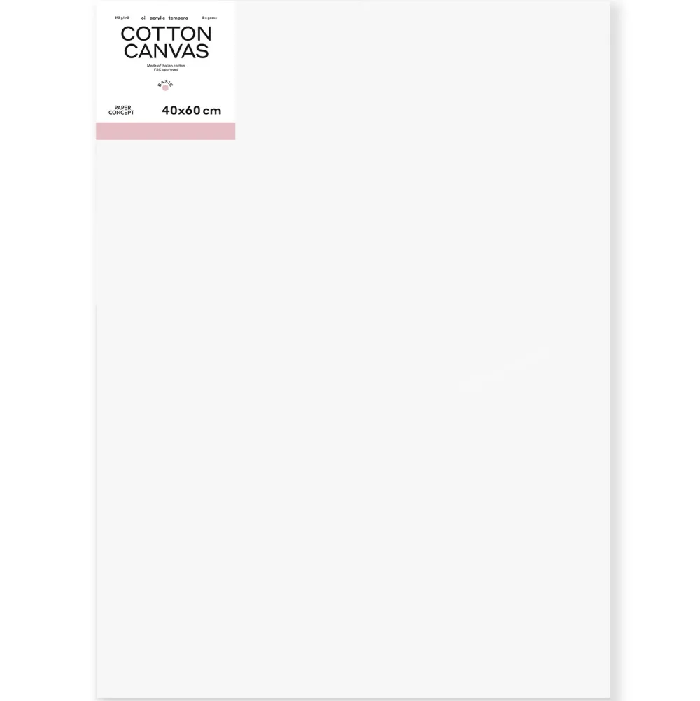 PaperConcept Podobrazie malarskie bawełniane Basic - - 40 x 60 cm