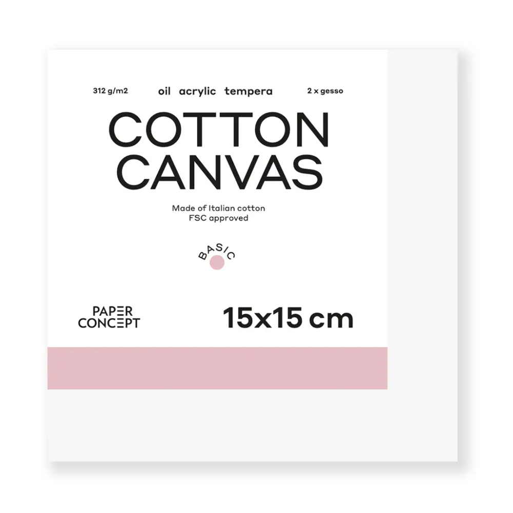 PaperConcept Podobrazie malarskie bawełniane Basic - - 18 x 24 cm > Podobrazia