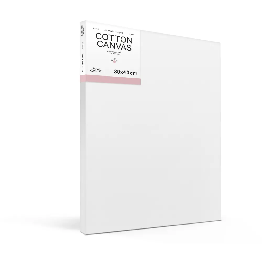 PaperConcept Podobrazie malarskie bawełniane Basic - - 30 x 40 cm