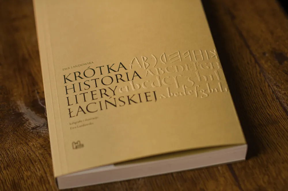 Tyniec Wydawnictwo Podręcznik do kaligrafii - Ewa Landowska - Krótka Historia Litery Łacińskiej