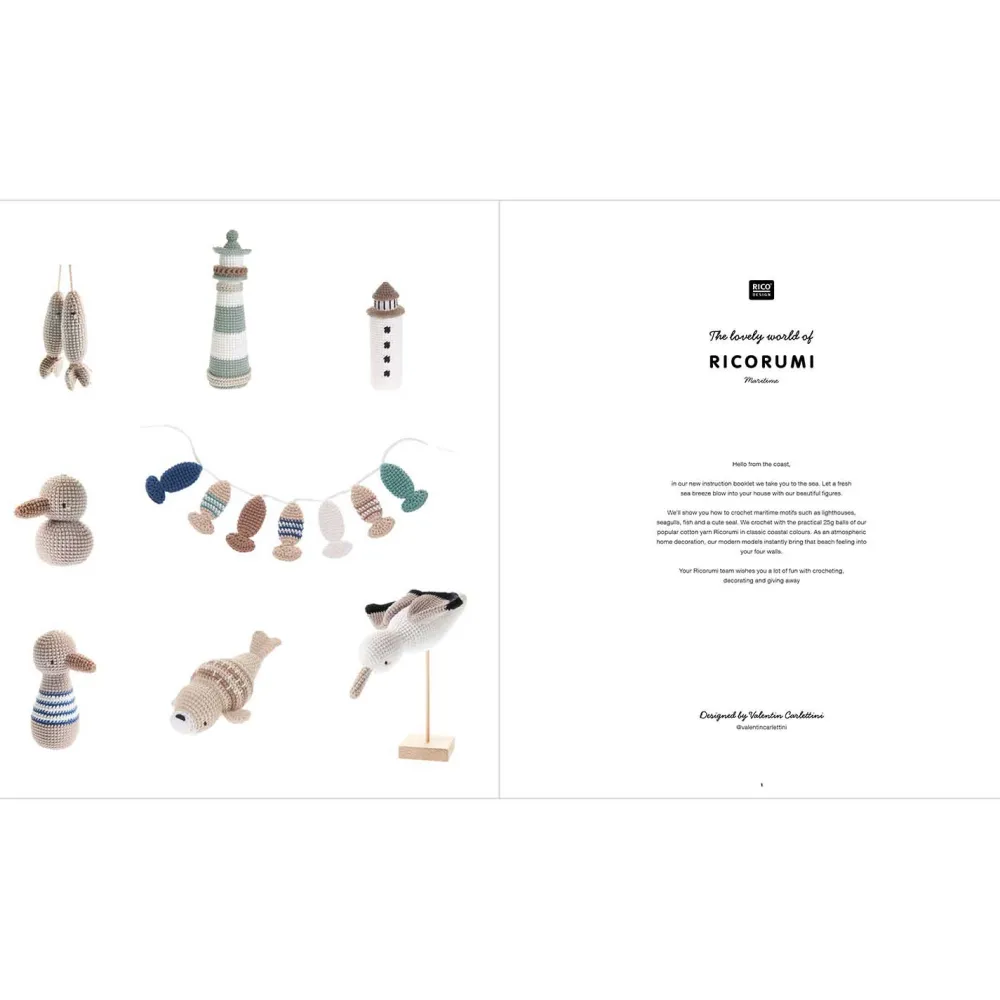 Rico Design Podręcznik, instrukcja Ricorumi - - Maritime