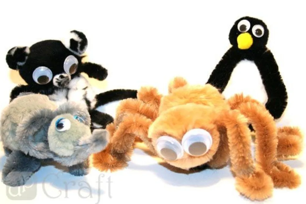 dpCraft Pompony akrylowe - - Animal Prints, 56 szt. > Pompony