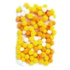 dpCraft Pompony poliestrowe - - żółte, 1 cm, 120 szt.