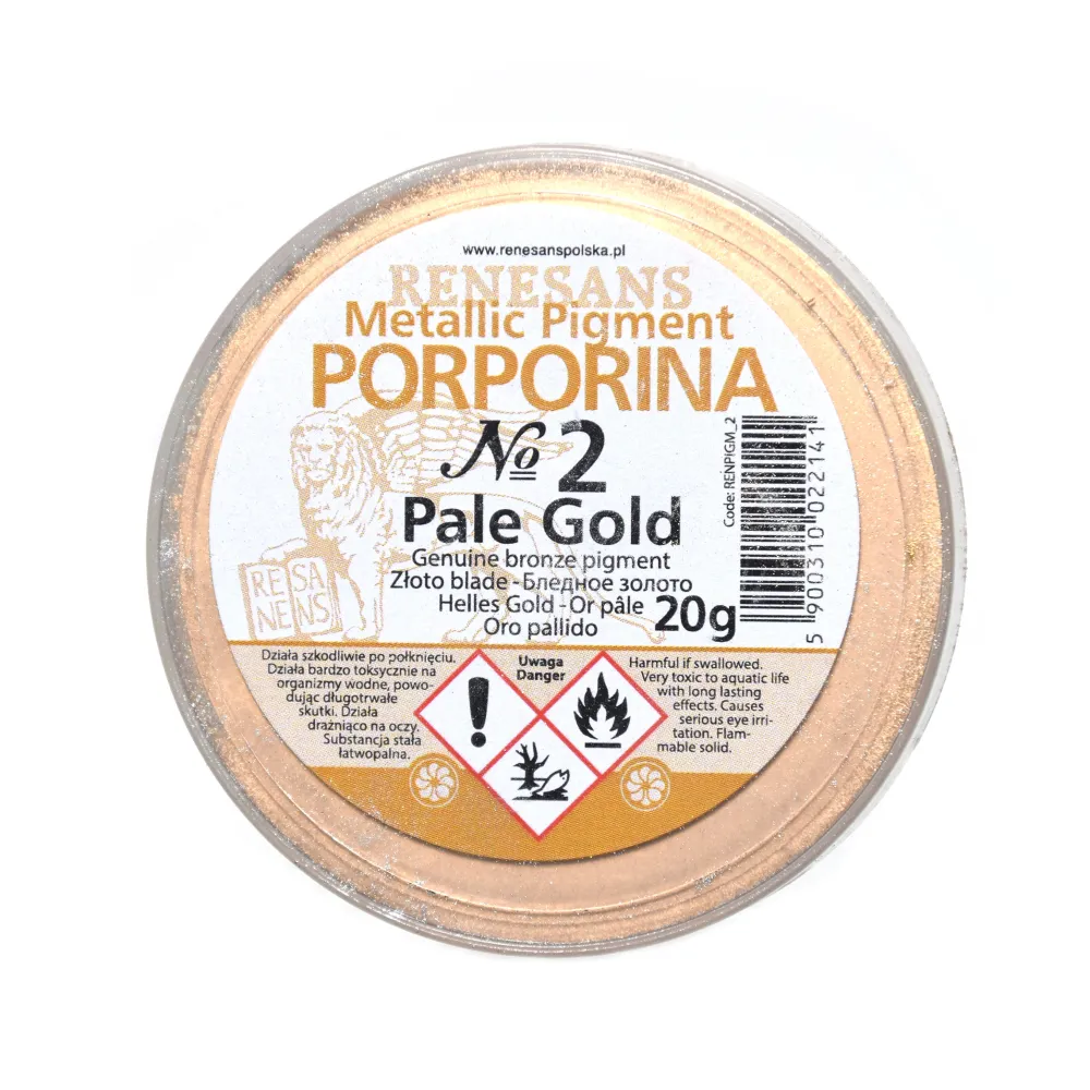 Renesans Porporina, pigment metaliczny - - złoto blade, 20 g