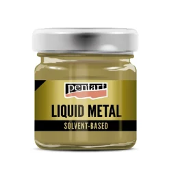 Pentart Płynny metal Liquid Metal - - złoty, 30 ml