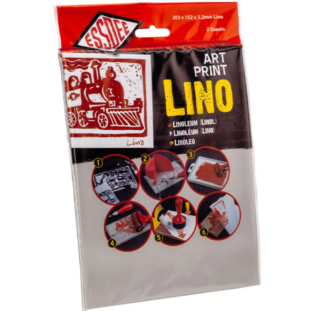 Essdee Płyty do linorytu Art Print Lino - - gumowe, 152 x 101 x 3,2 mm, 2 szt. > Techniki Graficzne