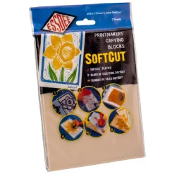 Essdee Płyty do linorytu SoftCut - - gumowe, 150 x 105 x 3 mm, 2 szt. > Techniki Graficzne